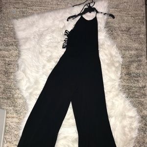 Forever 21 black Halter Jumpsuit
